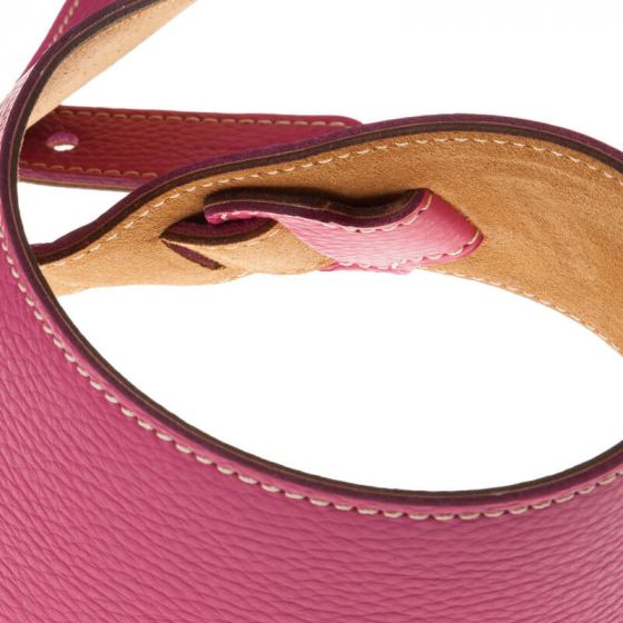 Sangle Holes HS Colors cuir orchidée cousu 8cm Magrabo