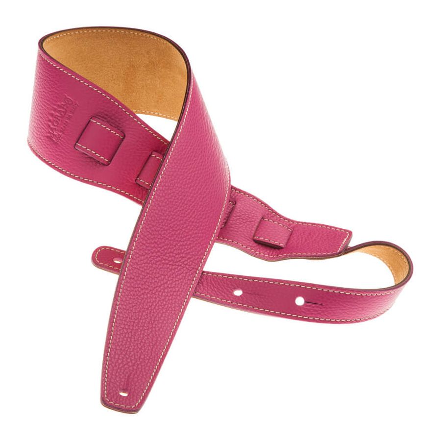 Sangle Holes HS Colors cuir orchidée cousu 8cm Magrabo