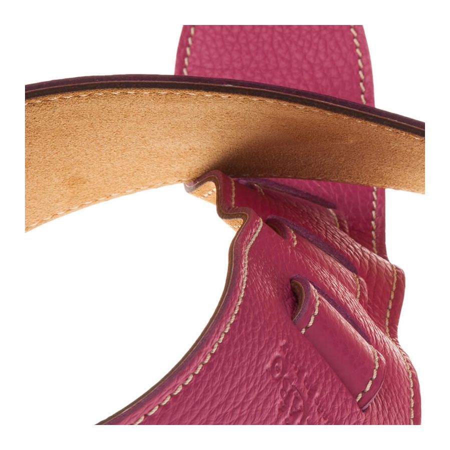 Sangle Holes HS Colors cuir orchidée cousu 8cm Magrabo