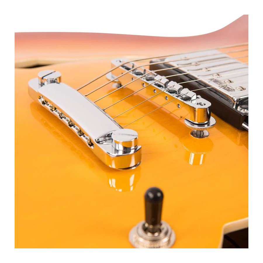 Guitare hollowbody VSA500 vintage Reissued Series Honeyburst