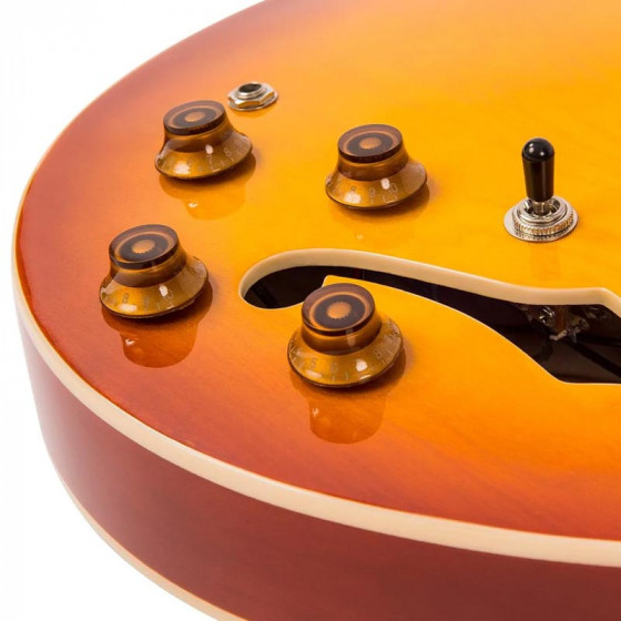 Guitare hollowbody VSA500 vintage Reissued Series Honeyburst