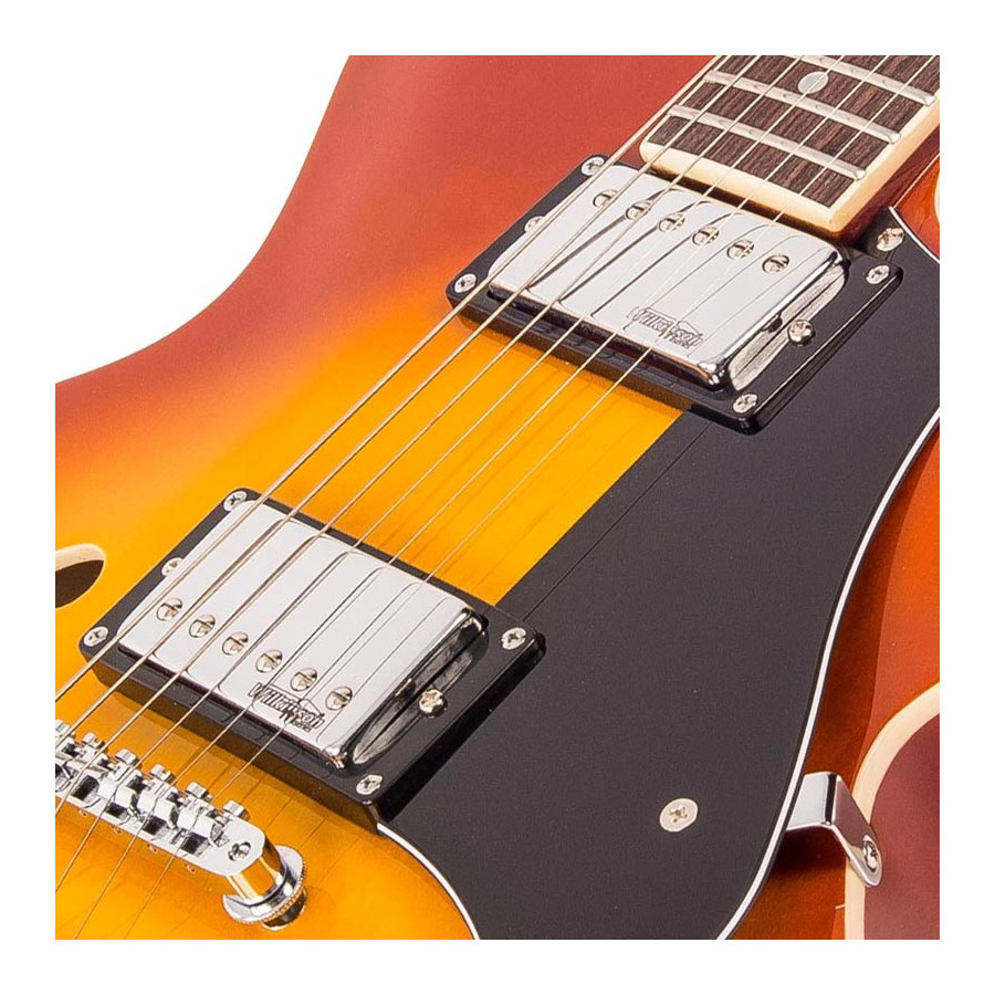 Guitare hollowbody VSA500 vintage Reissued Series Honeyburst