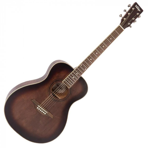 Guitare folk acoustique V300 vintage vieilli