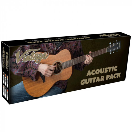 Guitare folk acoustique V300 Vintage Naturel