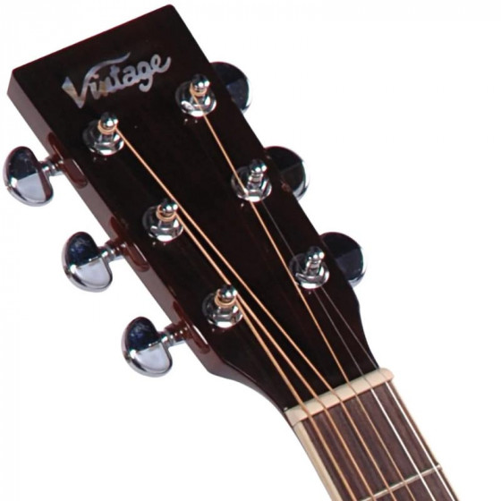 Guitare folk acoustique V300 Vintage Naturel