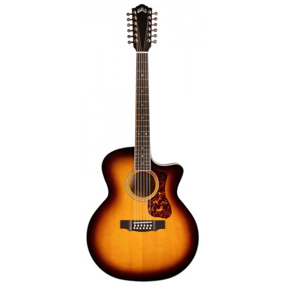 Guitare acoustique Guild Westerly F-2512CE 12 cordes Antique Burst