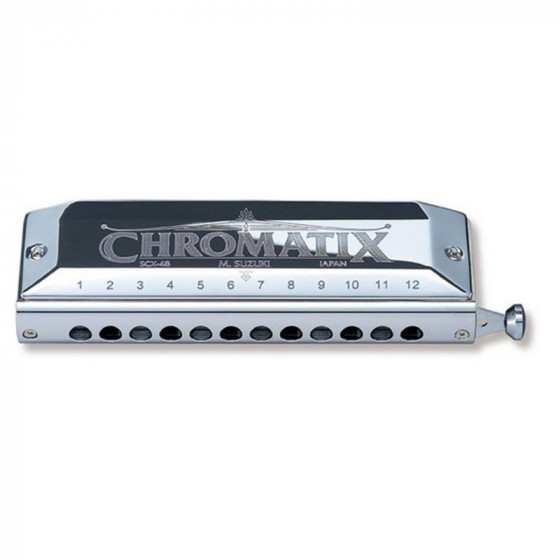 Harmonicas Chromatique Suzuki SCX-48 C 12 trous Do