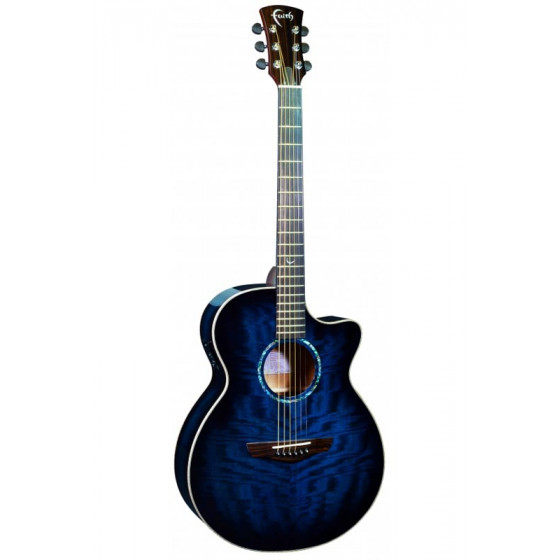 Guitare électro acoustique Faith Blue Moon Venus en étuis