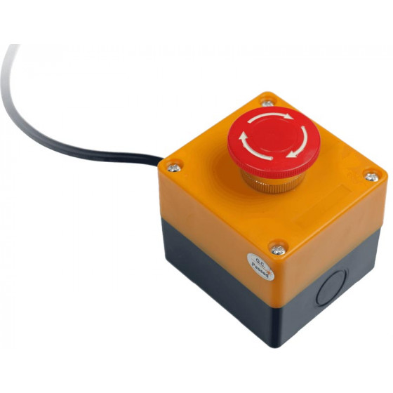 Bouton poussoir d'urgence Interlock pour éclairage
