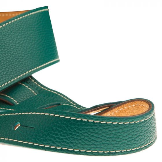 Sangle Holes HS Colors cuir avocat cousu 6cm Magrabo