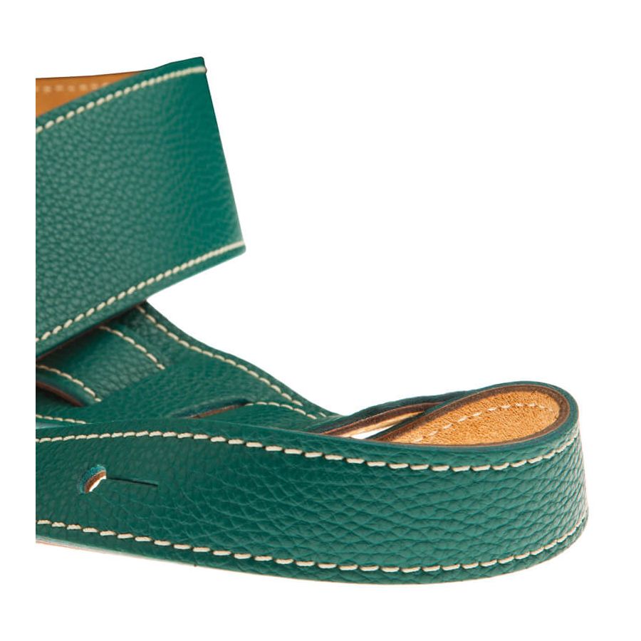 Sangle Holes HS Colors cuir avocat cousu 6cm Magrabo
