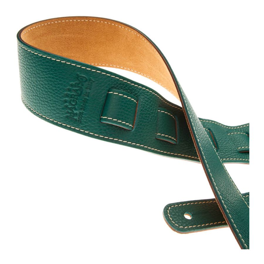 Sangle Holes HS Colors cuir avocat cousu 6cm Magrabo