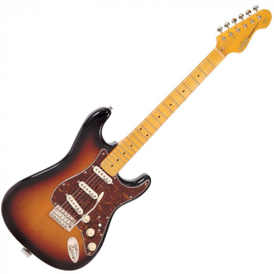 Guitare Vintage type strat V6MSSB Rééditée