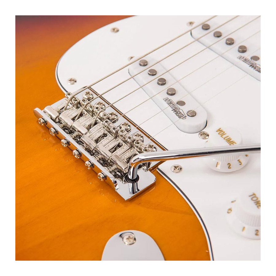 Guitare Vintage type strat V6SSB Rééditée