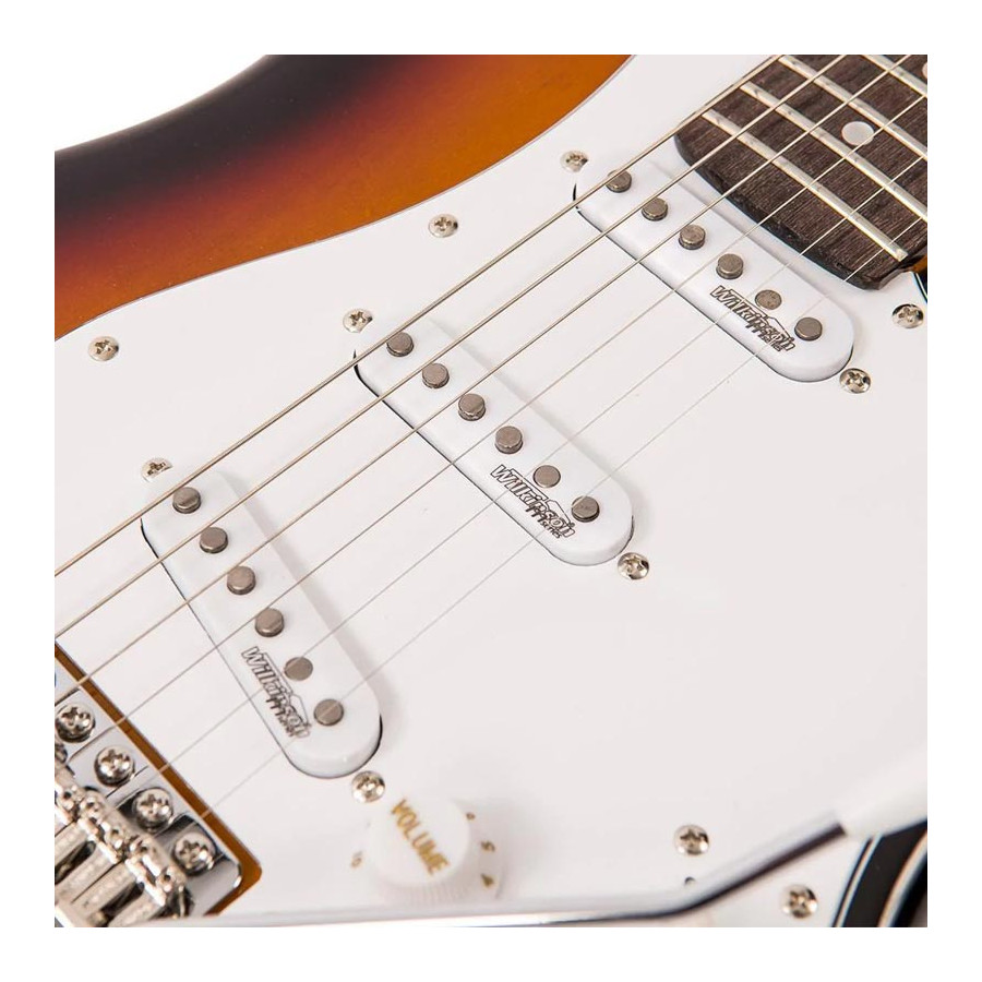 Guitare Vintage type strat V6SSB Rééditée