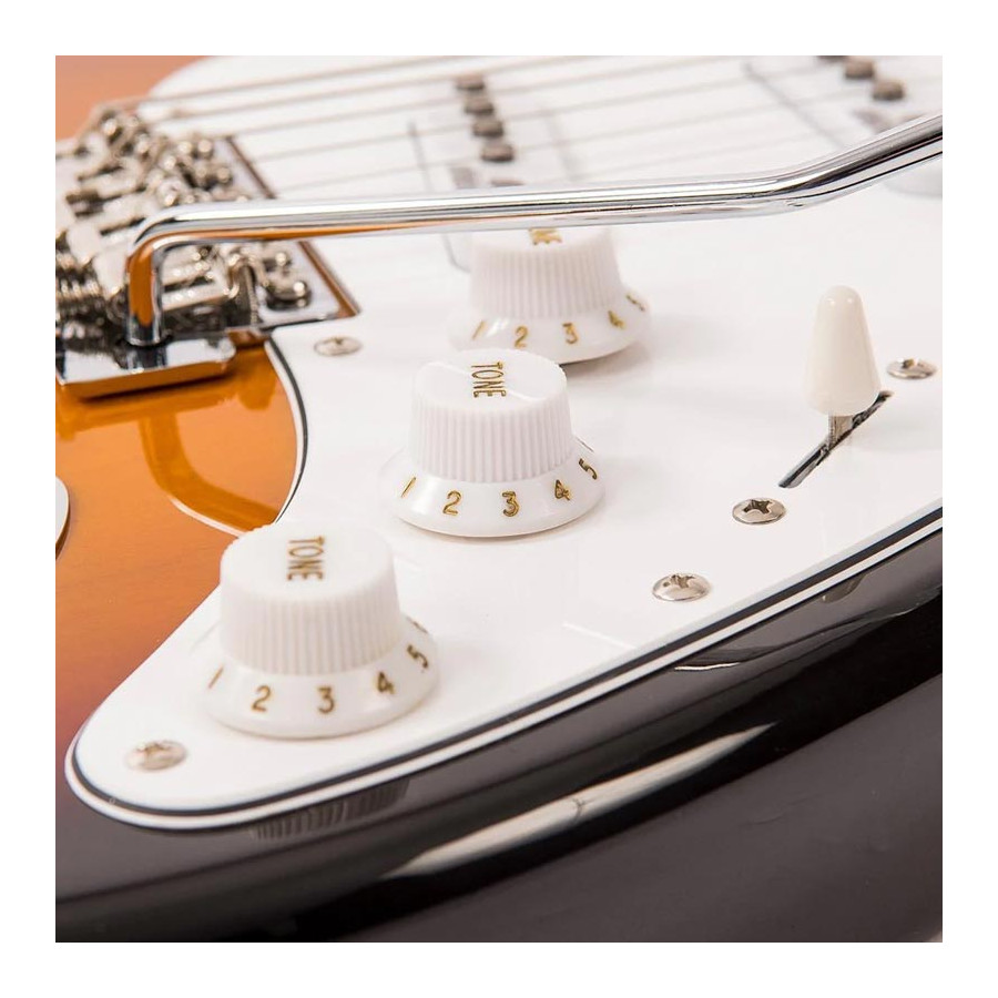 Guitare Vintage type strat V6SSB Rééditée
