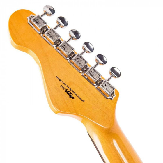Guitare Vintage type strat V6SSB Rééditée