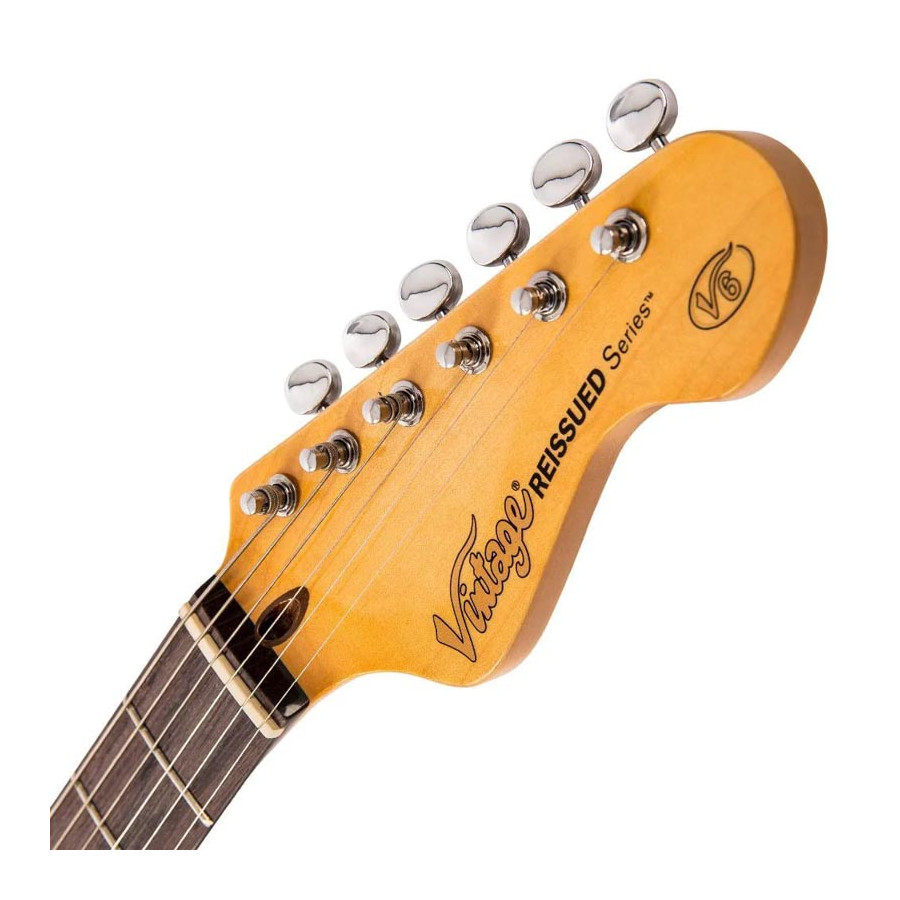 Guitare Vintage type strat V6SSB Rééditée