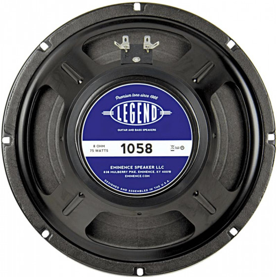 Haut-parleurs pour guitare Eminence 75w Legend 1058