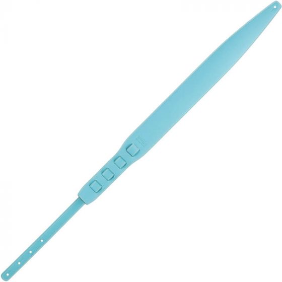 Sangle Holes HS Colors cuir aquamarine cousu 8cm Magrabo