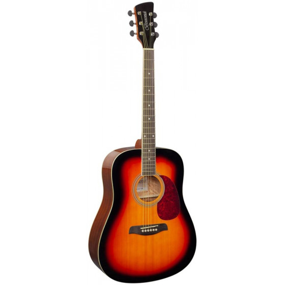 Guitare acoustique Brunswick Dreadnought Sunburst BD200SB