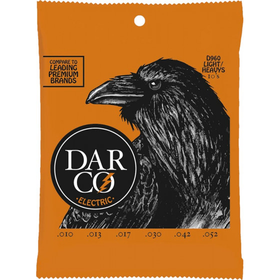Cordes guitare électrique Darco D960 Light-Heavy 10-52
