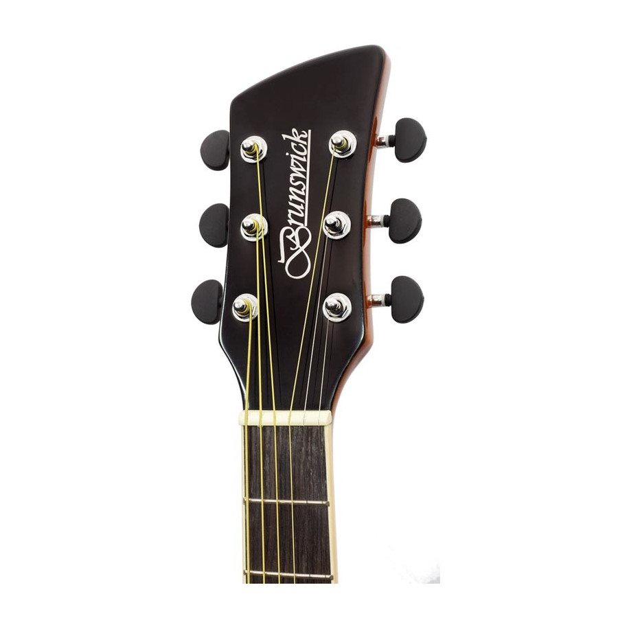 Guitare acoustique parlor Brunswick Tobacco Burst Satin