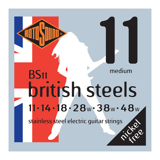 Rotosound cordes électriques British Steels BS11
