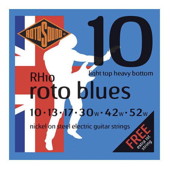Rotosound cordes électriques British Steels RH10