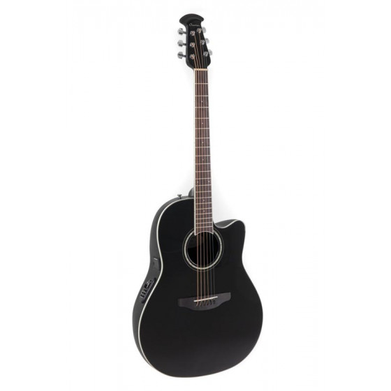 Guitare électro acoustique Ovation Celebrity CS Standard Mid Cutaway CS24-5-G Noir