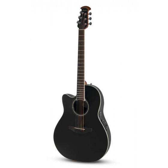 Guitare électro acoustique Ovation Celebrity gauchère CS Standard Mid Cutaway CS24-5-G Noir