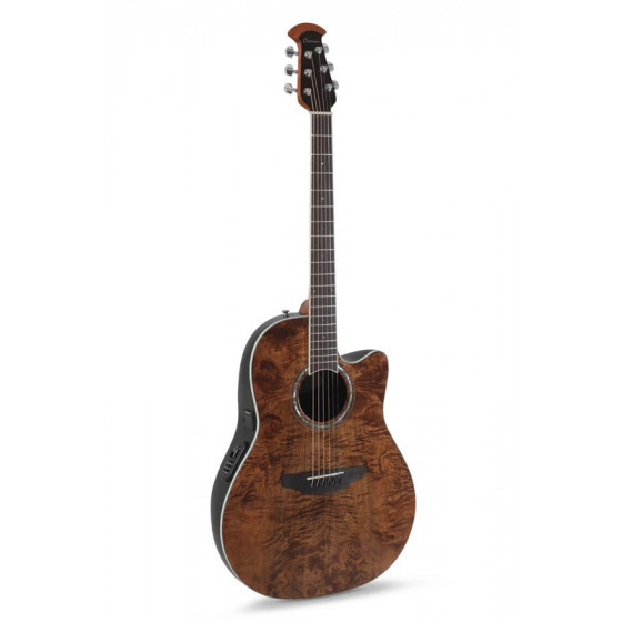 Guitare acoustique Ovation Celebrity standard plus mid cutaway Burled Maple