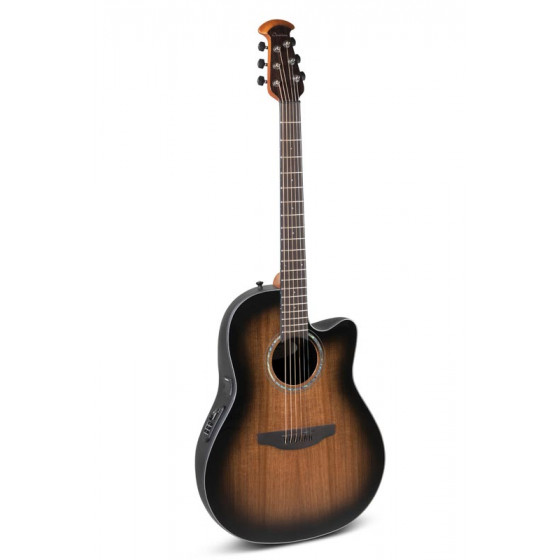 Guitare acoustique Ovation Celebrity standard plus mid cutaway Blackwood Burst