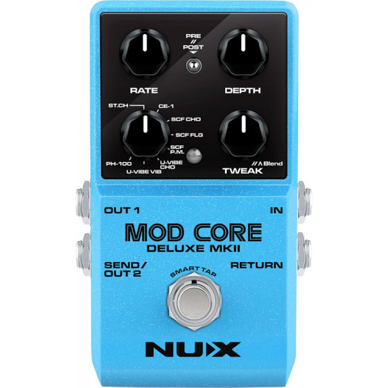 Pédale Nux Mod Core Deluxe MKII Chorus, Flanger, Phaser