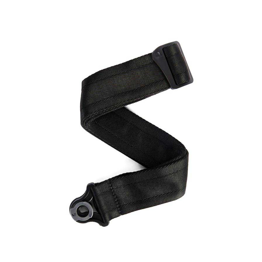 Sangle Auto Lock nylon matelassé noir D'Addario Sangle Auto Lock nylon matelassé noir D'Addario