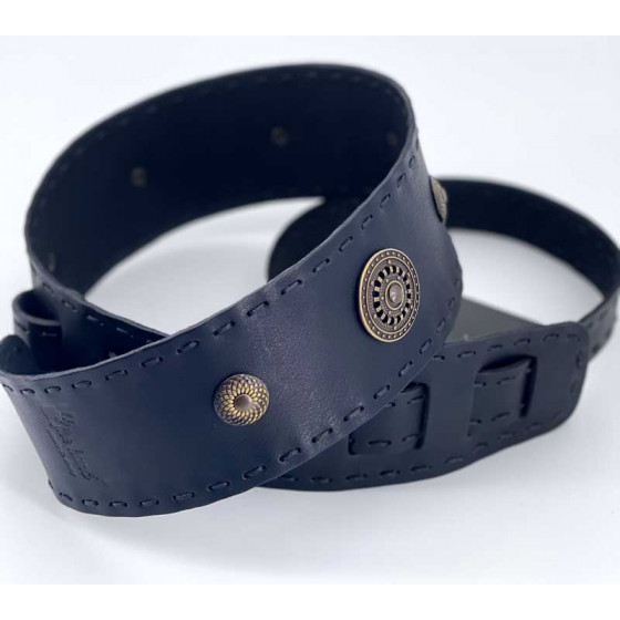 Sangle Classic 03 cuir noir taille M The Hand