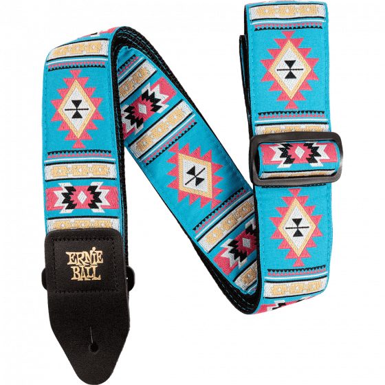 Sangle Jacquard Sedona bleu Ernie Ball