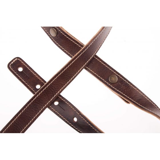 Sangle BS Signature Capitan Fede marron 2.7cm Magrabo
