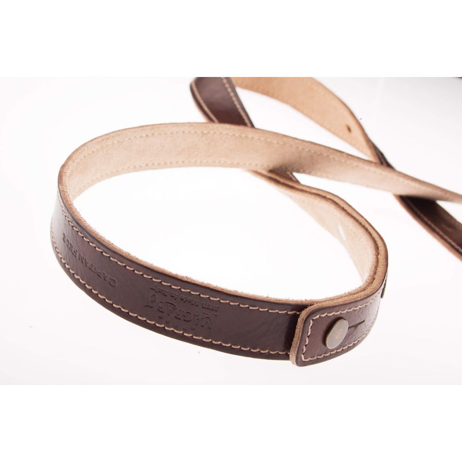 Sangle BS Signature Capitan Fede marron 2.7cm Magrabo