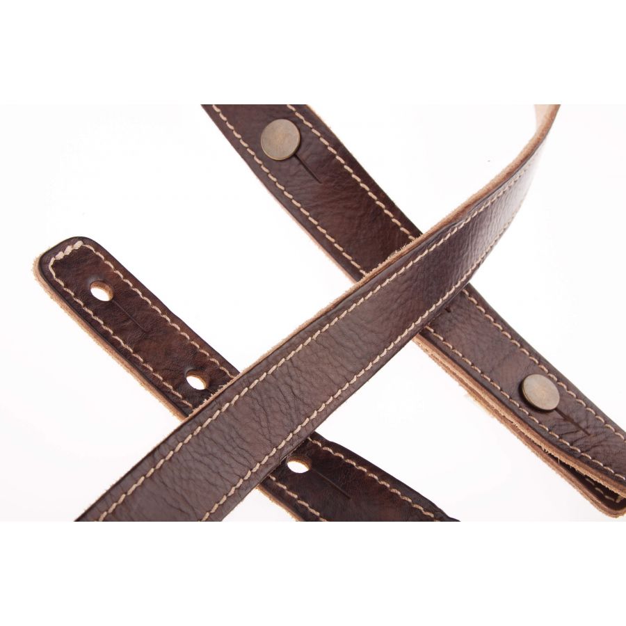 Sangle BS Signature Capitan Fede marron 2.7cm Magrabo