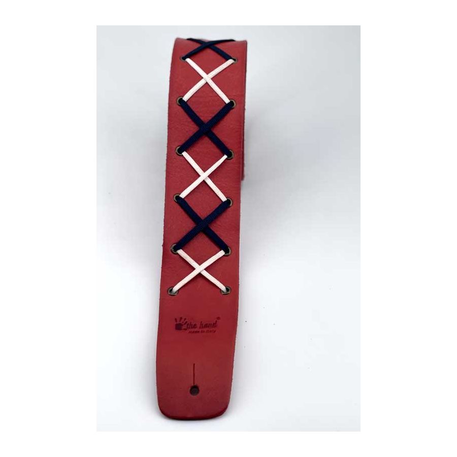 Sangle POP 03 cuir rouge taille M The Hand