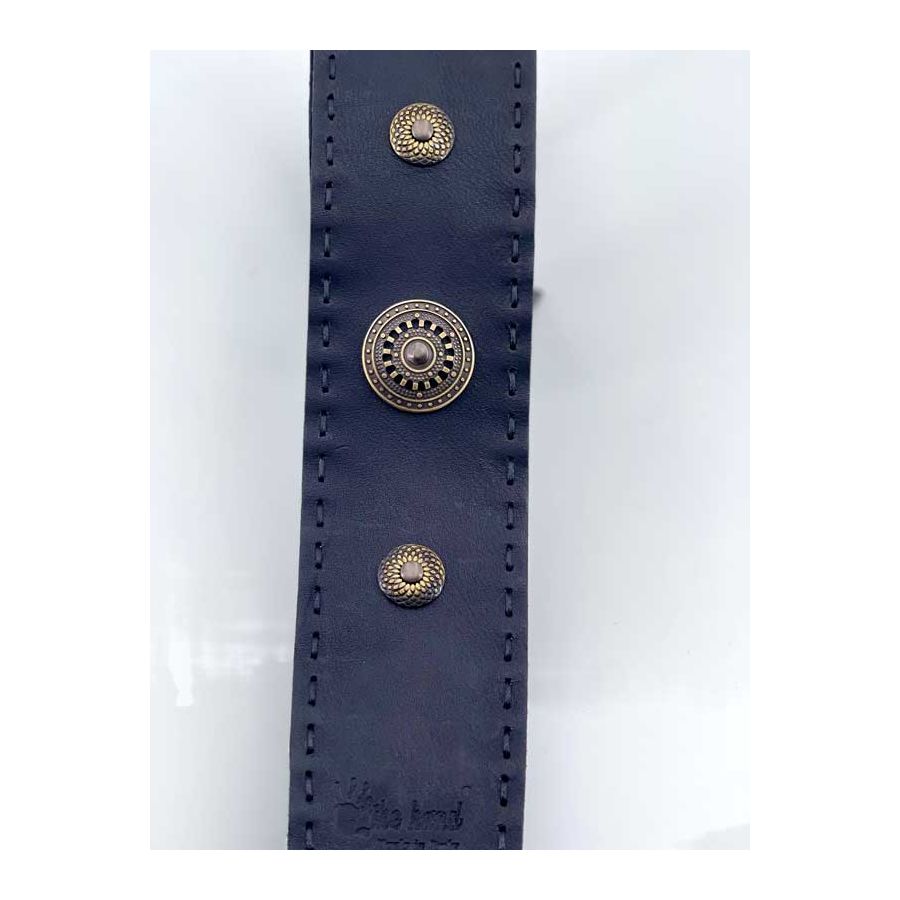Sangle Classic 03 cuir noir taille M The Hand