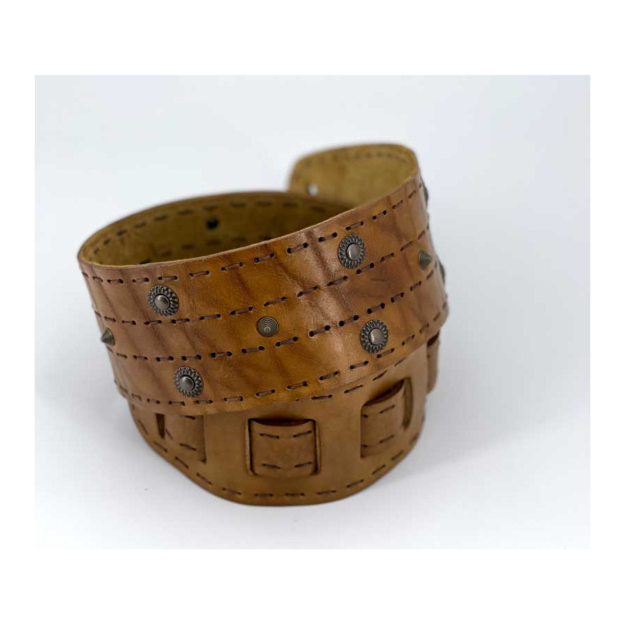 Sangle Metal 01 cuir marron taille M The Hand Sangle Metal 01 cuir marron taille M The Hand