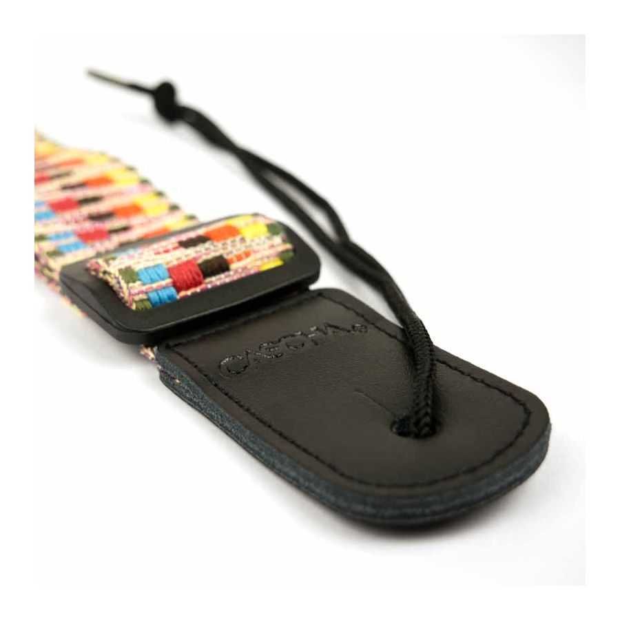 Sangle pour Ukulélé Jacquard arc-en-ciel Cascha