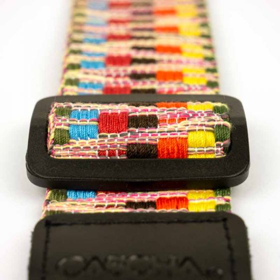 Sangle pour Ukulélé Jacquard arc-en-ciel Cascha