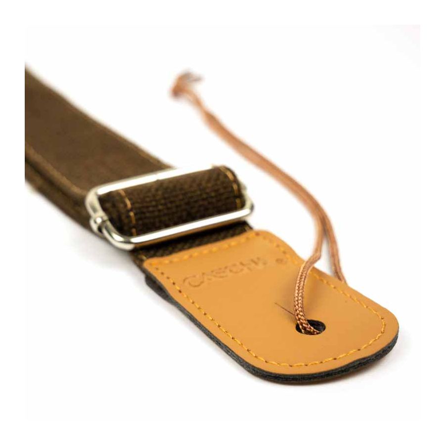 Sangle pour Ukulélé en coton marron Cascha