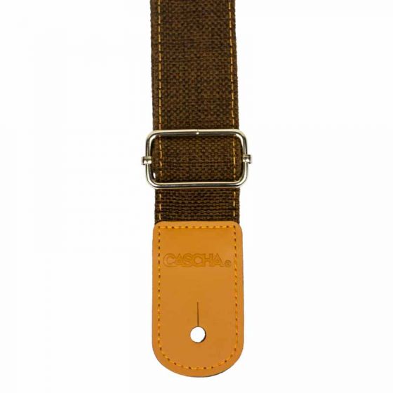 Sangle pour Ukulélé en coton marron Cascha