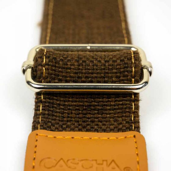 Sangle pour Ukulélé en coton marron Cascha