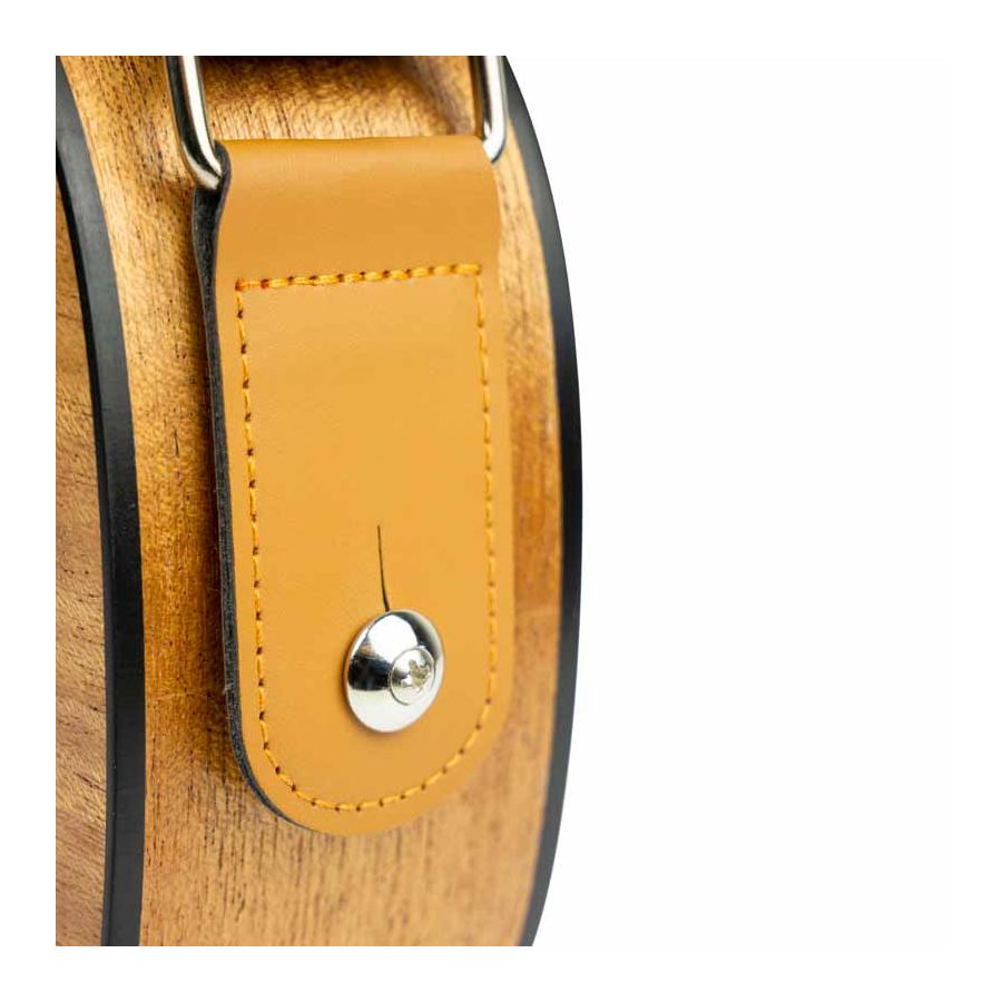 Sangle pour Ukulélé en coton marron Cascha