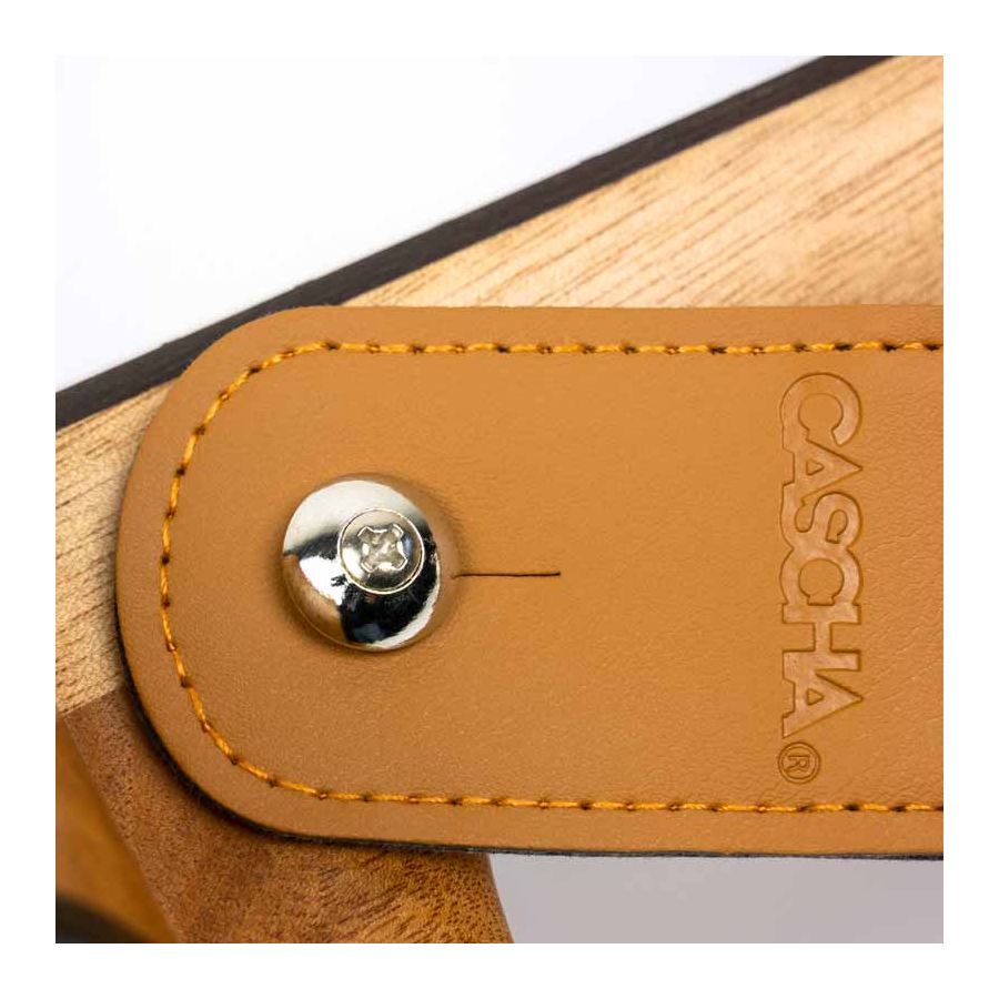 Sangle pour Ukulélé en coton marron Cascha